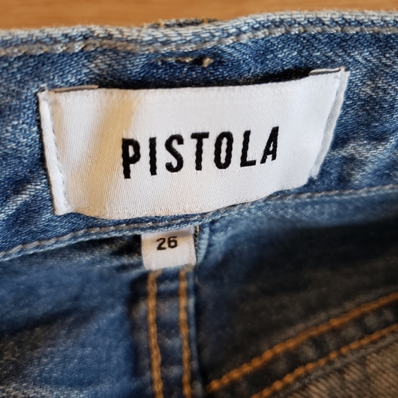 Pistola Charlie high rise straight jeans in cabo size 26 - Picture 14 of 16